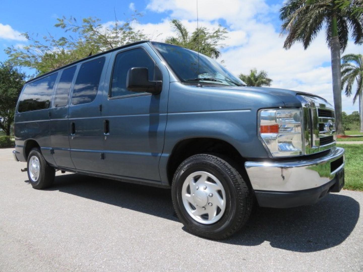 2013 Dark Blue /Gray Ford E-Series Wagon XLT (1FMNE1BW4DD) with an 4.6L V8 engine, Automatic transmission, located at 4301 Oak Circle #19, Boca Raton, FL, 33431, (954) 561-2499, 26.388861, -80.084038 - You are looking at a Gorgeous 2013 Ford E150 XLT Handicap Wheelchair Conversion Van with 22K Original Miles, Tie Down System, Power Electric VMI Side Entry Wheelchair Lift, Back Up Camera, Factory Navigation and Much Much More. This van is Awesome. This is a Nice Rust Free Van with a Clean Carfax, C - Photo#6